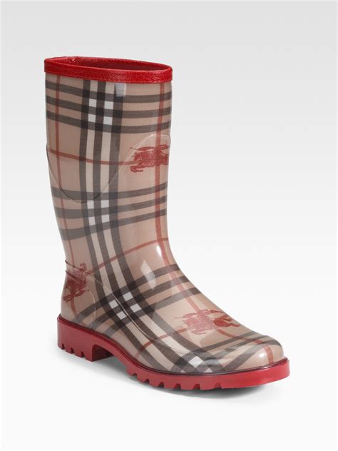 burberry red rain jacket|Burberry rain boots clearance.